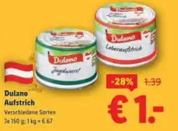 Lidl Dulano Aufstrich Angebot