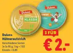 Lidl Dulano Hühneraufstrich Angebot