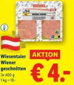 Lidl Wiener geschnitten Angebot