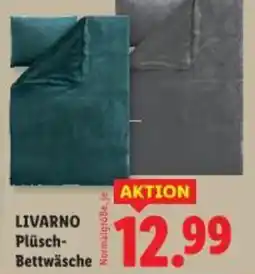 Lidl LIVARNO Plüsch- Bettwäsche Angebot