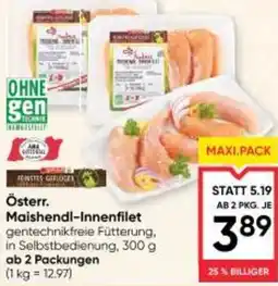 Maximarkt Österr. Maishendl-Innenfilet Angebot