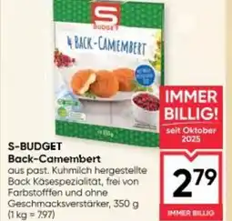 Maximarkt S BUDGET Back-Camembert Angebot