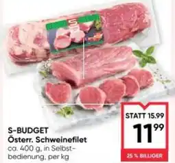 Maximarkt S-budget Österr. Schweinefilet Angebot
