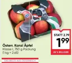 Maximarkt Österr. Kanzi Äpfel Angebot