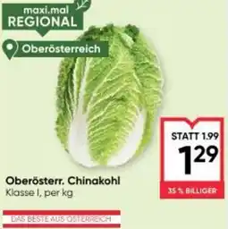 Maximarkt Oberösterr. Chinakohl Angebot
