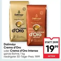 Maximarkt Dallmayr Crema d'Oro oder Crema d'Oro Intensa Angebot