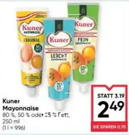 Maximarkt Kuner Mayonnaise Angebot