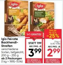 Maximarkt Iglo Feinste Backhendl- Streifen Angebot