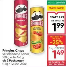 Maximarkt Pringles Chips Angebot