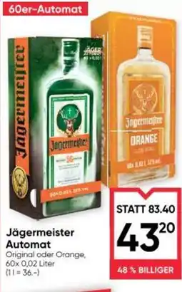 Maximarkt Jägermeister Automat Angebot