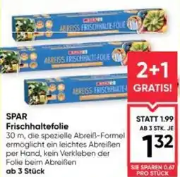 Maximarkt SPAR Frischhaltefolie Angebot