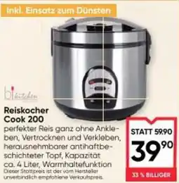 Maximarkt Reiskocher Cook 200 Angebot