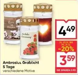 Maximarkt Ambrosius Grablicht 5 Tage Angebot