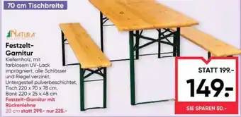 Maximarkt Festzelt- Garnitur Angebot