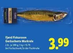 Lidl Fjørd Fiskursson Geräucherte Makrele Angebot
