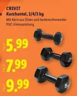 Lidl CRIVIT Kurzhantel, 3/4/5 kg Angebot