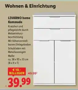 Lidl LIVARNO home Kommode Angebot