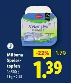 Lidl Milbona Speisetopfen Angebot