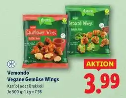 Lidl Vemondo Vegane Gemüse Wings Angebot