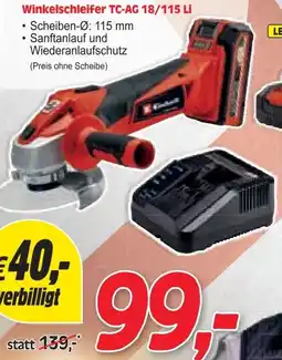 Zgonc Winkelschleifer TC-AG 18/115 Li Angebot