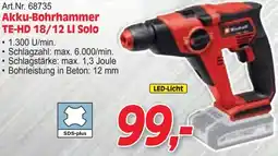 Zgonc Akku-Bohrhammer TE-HD 18/12 Li Solo Angebot