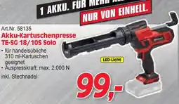 Zgonc Akku-Kartuschenpresse TE-SG 18/10S Solo Angebot