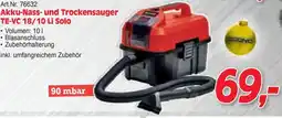 Zgonc Akku-Nass- und Trockensauger TE-VC 18/10 Li Solo Angebot