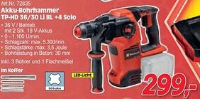Zgonc Akku-Bohrhammer TP-HD 36/30 Li BL +4 Solo Angebot