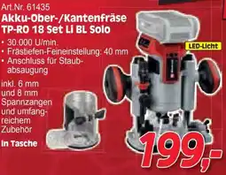 Zgonc Akku-Ober-/Kantenfräse TP-RO 18 Set Li BL Solo Angebot