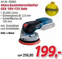 Zgonc Akku-Exzenterschleifer GEX 18V-125 Solo Angebot