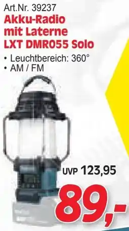 Zgonc mit Laterne LXT DMR055 Solo Akku-Radio Angebot