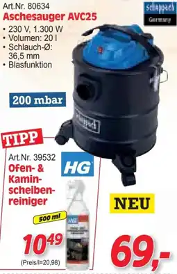 Zgonc Aschesauger AVC25 Angebot