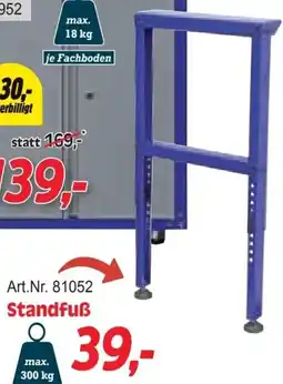 Zgonc Werkstatt-system aktion Art.Nr. 81052 Standfuß Angebot