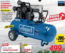 Zgonc 3-Zylinder- Kompressor HC550TC Angebot
