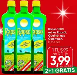 Eurospar Rapso 100% reines Rapso 100% reines Rapsöl, Qualität aus Österreich, Angebot