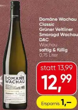 Eurospar Domäne Wachau Classic Grüner Veltliner Smaragd Wachau Angebot