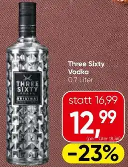 Eurospar Three Sixty Vodka Angebot