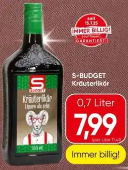 Eurospar S-budget kräuterlikör Angebot