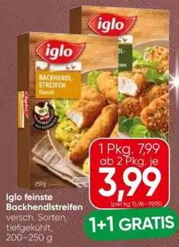 Eurospar Iglo feinste Backhendistreifen Angebot