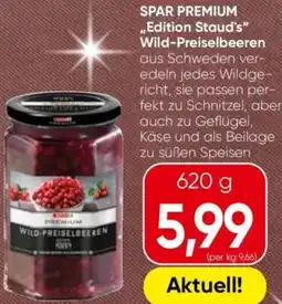 Eurospar SPAR PREMIUM „Edition Staud's" Wild-Preiselbeeren Angebot