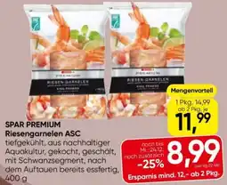 Eurospar SPAR PREMIUM Riesengarnelen ASC Angebot