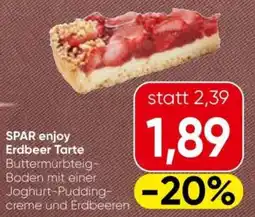 Eurospar SPAR enjoy Erdbeer Tarte Angebot