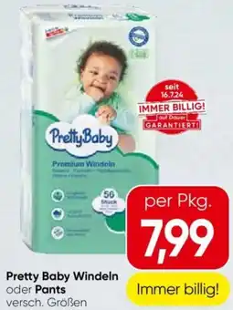 Eurospar Pretty Baby Windeln oder Pants Angebot