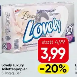 Eurospar Lovely Luxury Toilettenpapier Angebot