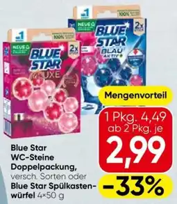 Eurospar Blue Star WC-Steine Doppelpackung Angebot