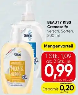 Eurospar Beauty kiss cremeseife Angebot