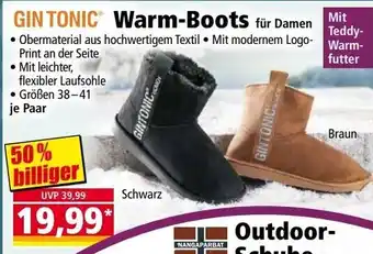 Gin tonic warm-boots für damen