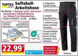 Norma Softshell Arbeitshose Angebot