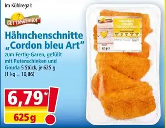 Hähnchenschnitte Cordon bleu Art