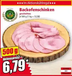 Norma Backofenschinken Angebot